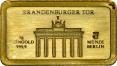 Gold Barren Brandenburger Tor