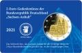2-Euro-Coin-Card 2021 Sachsen-Anhalt