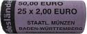 2 Euro Münzrolle "Thüringen" 2022