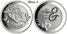 Hochzeitsmedaille 