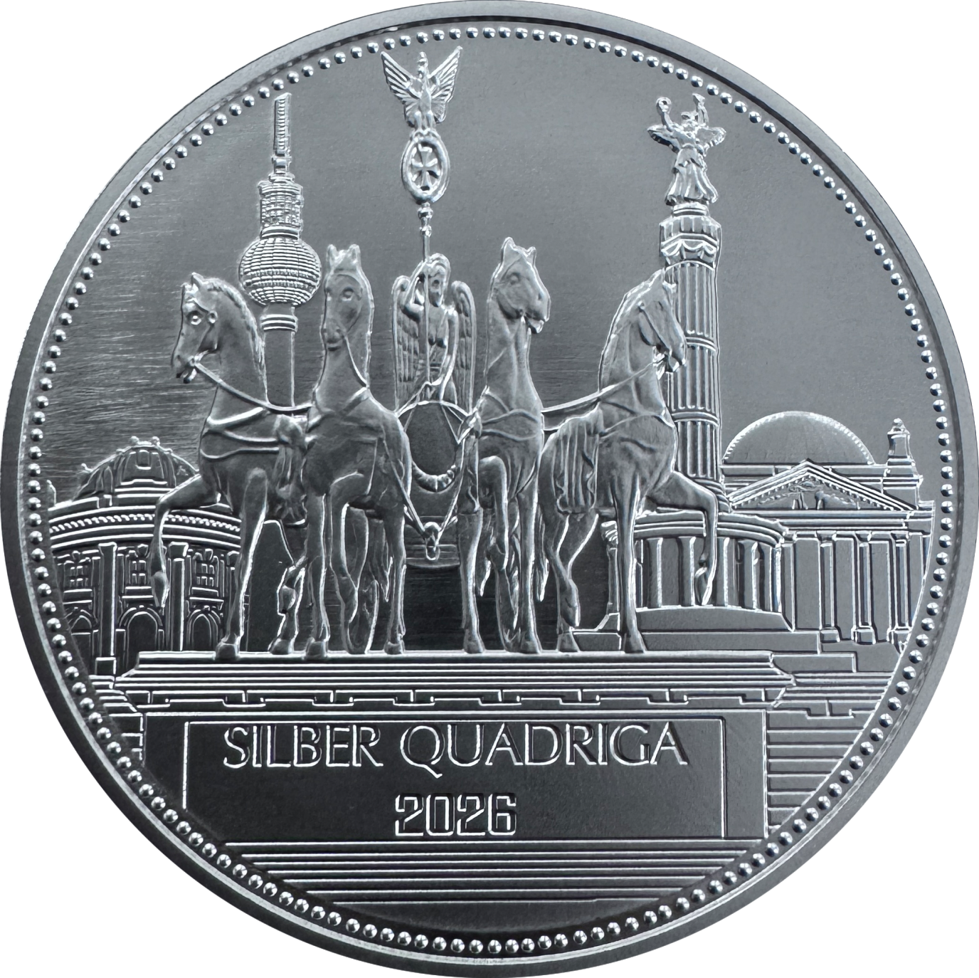 Silber Quadriga 2026 1/4 Unze