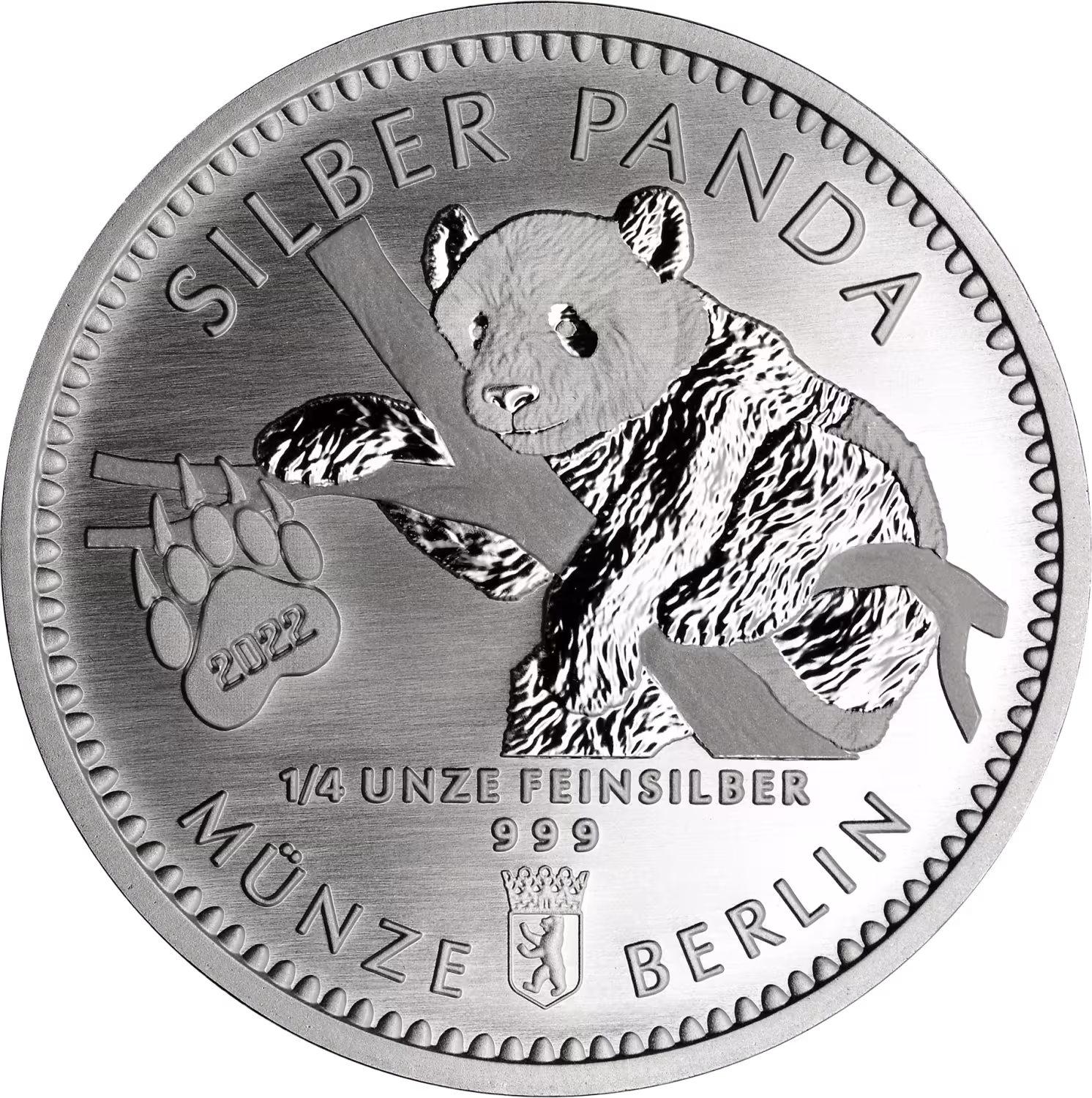 Silber Panda 2022 1/4 Unze