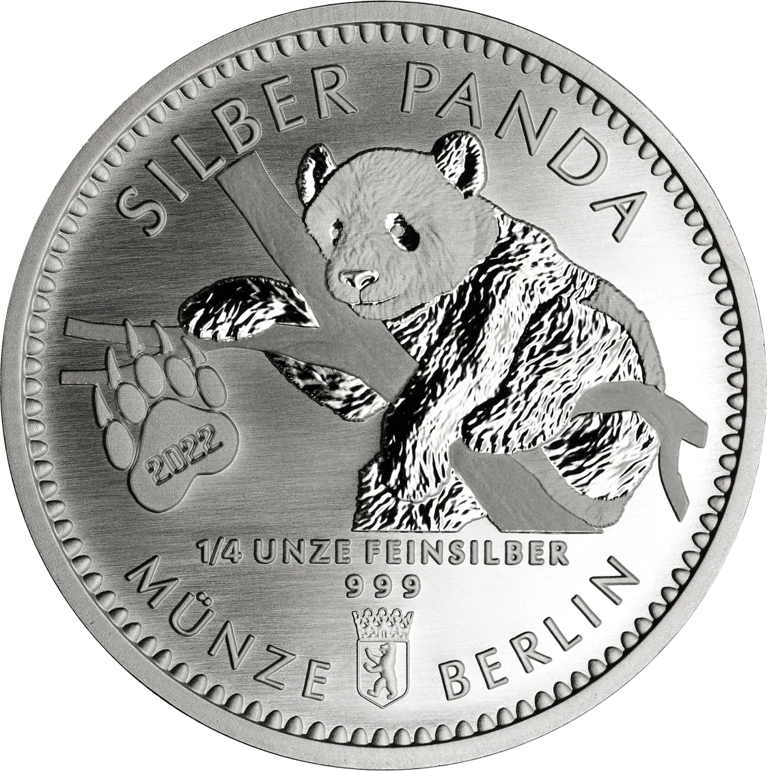 Silber Panda 2022 1/4 Unze