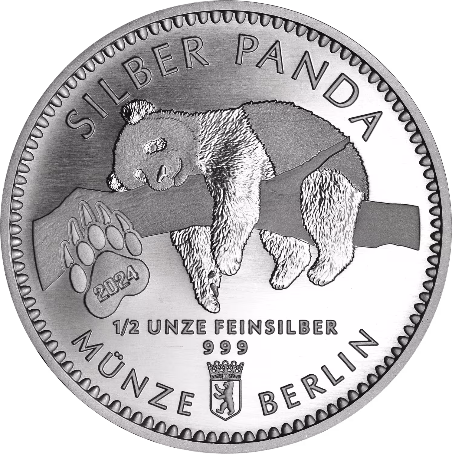Silber Panda 2024 1/2 Unze
