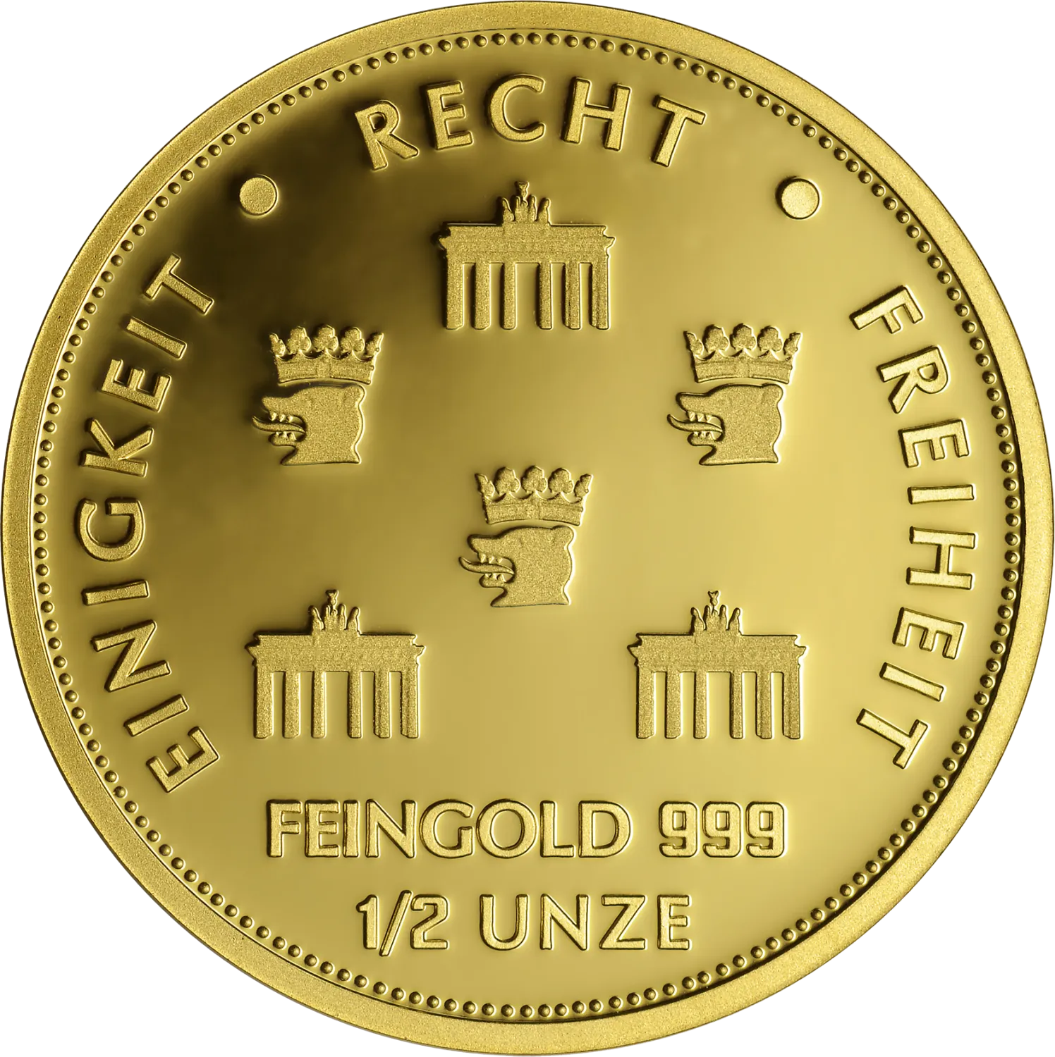 Gold Quadriga 2024 1/2 Unze