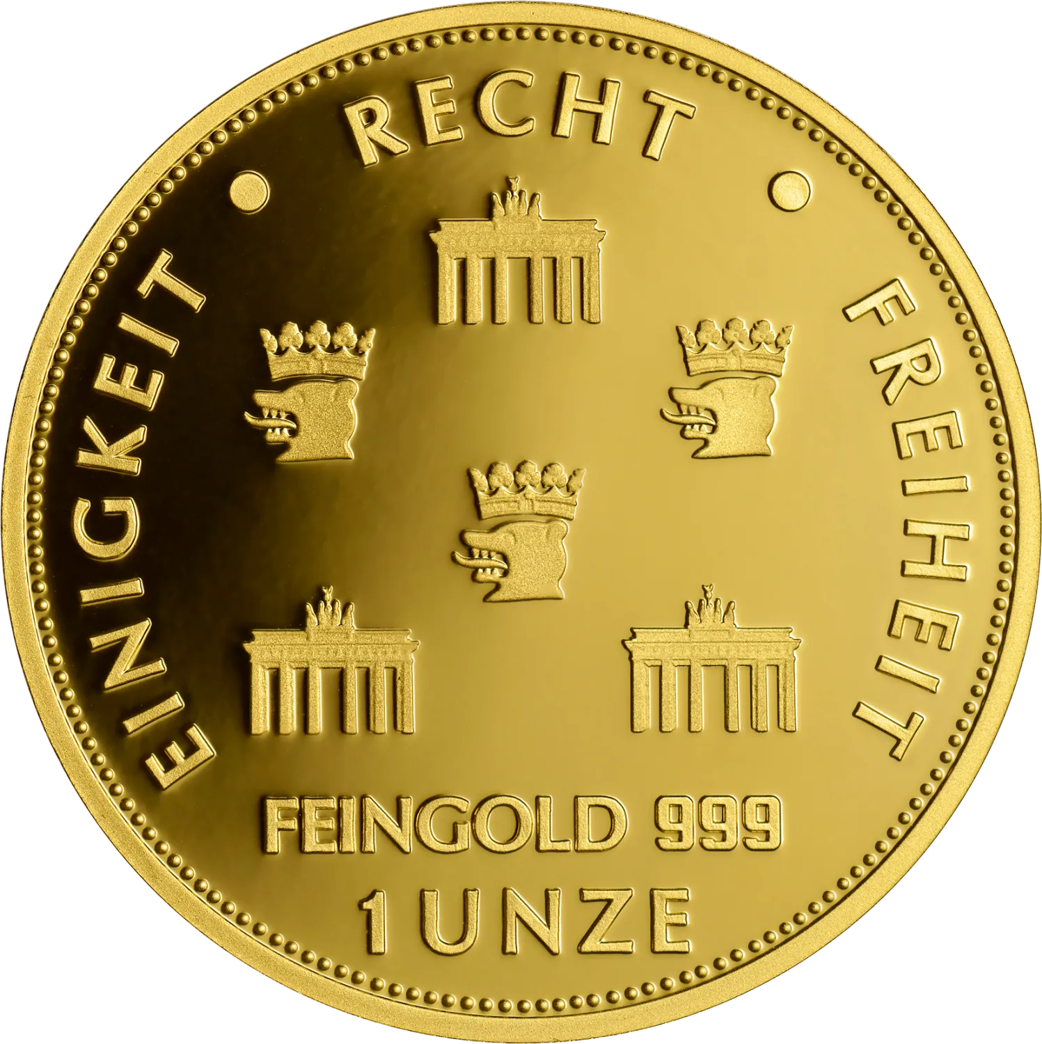 Erstausgabe 1 Unze Gold Quadriga
