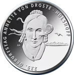 20 € „225. Geburtstag von Annette von Droste-Hülshoff