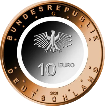10-Euro-Polymerring-Sammlerm&uuml;nze 2020 "An Land"