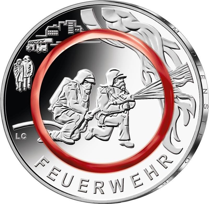10 Euro Münze "Feuerwehr"
