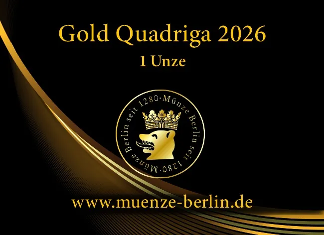 Gold Quadriga 2026 1 Unze