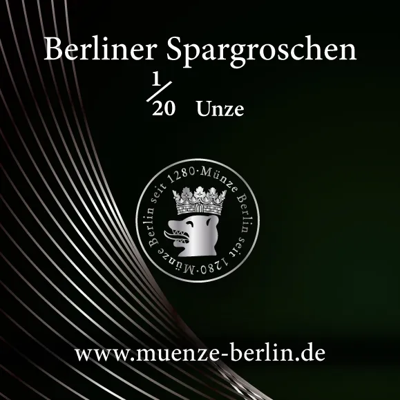 Berliner Spargroschen Ag 1/20 Unze
