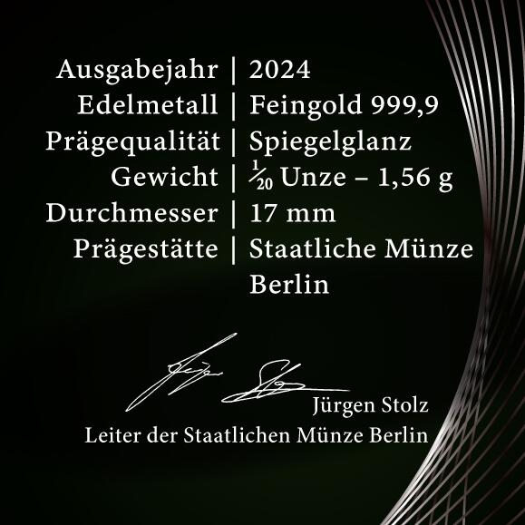 Berliner Spargroschen Ag 1/20 Unze