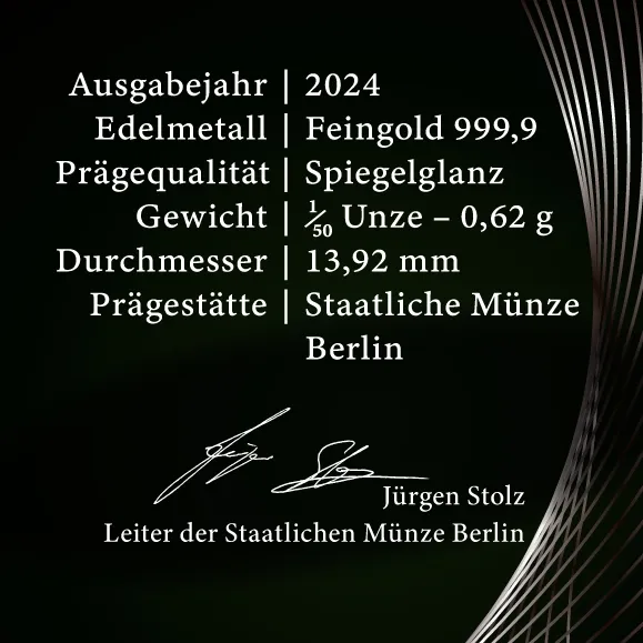 Berliner Spargroschen Ag 1/50 Unze