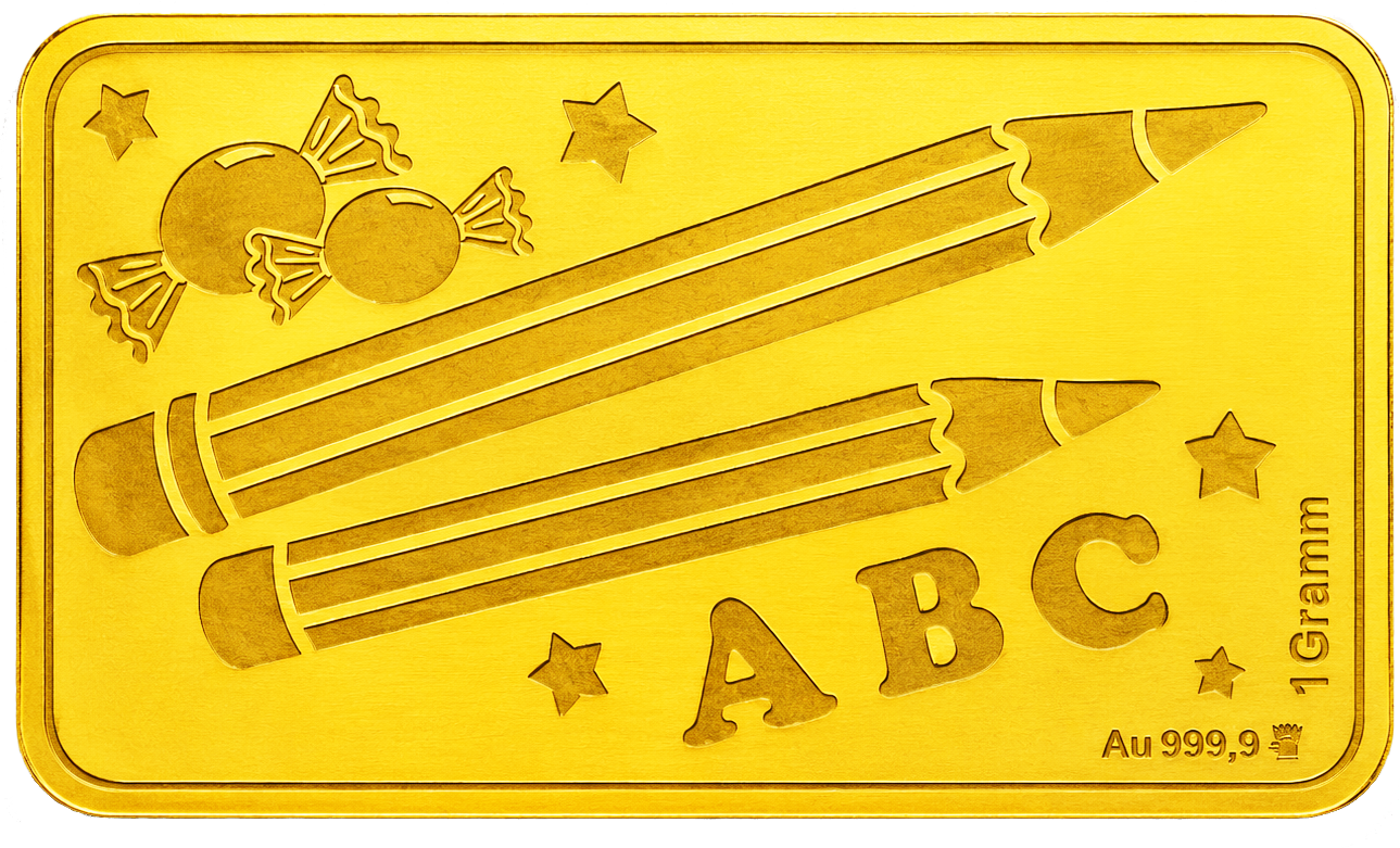 Coin Card - Zur Einschulung 1g 999,9 Feingold