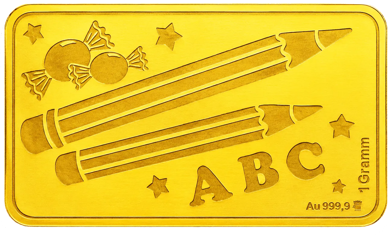 Coin Card - Zur Einschulung 1g 999,9 Feingold