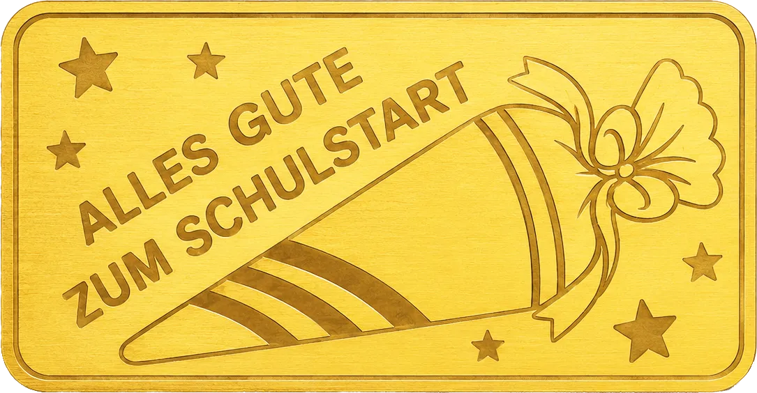 Coin Card - Zur Einschulung 1g 999,9 Feingold