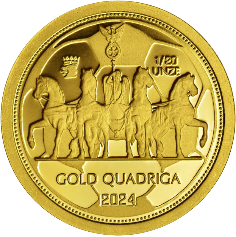 Gold Quadriga Set AU 999,9