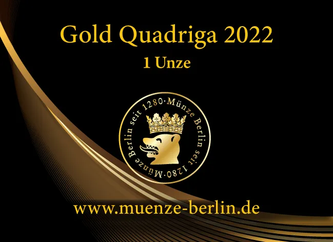 Erstausgabe 1 Unze Gold Quadriga
