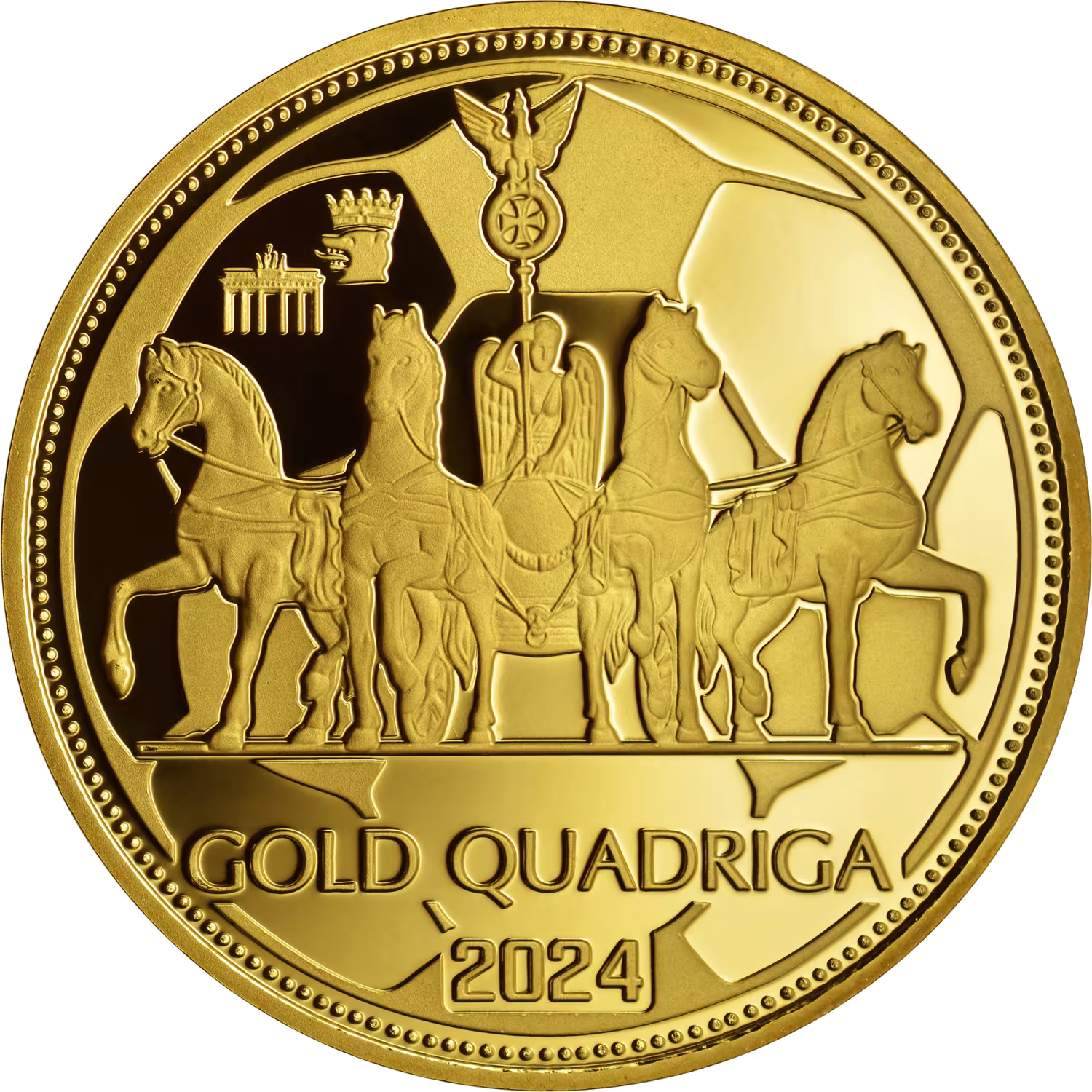 Gold Quadriga 2024 1/2 Unze