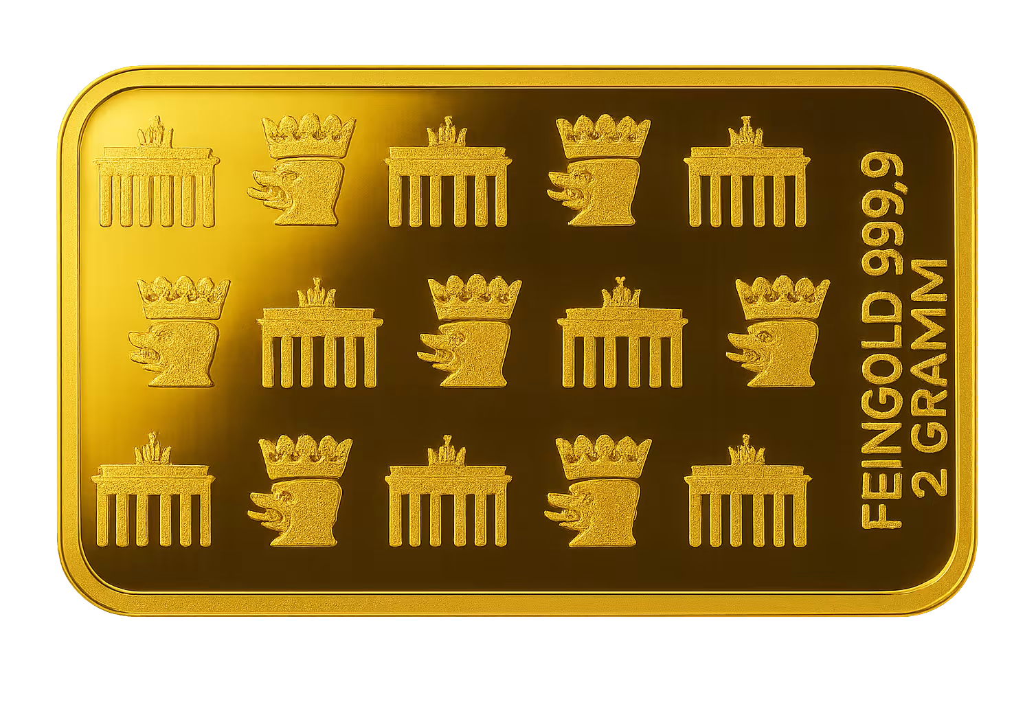 Gold Quadriga 2 g Barren 2025
