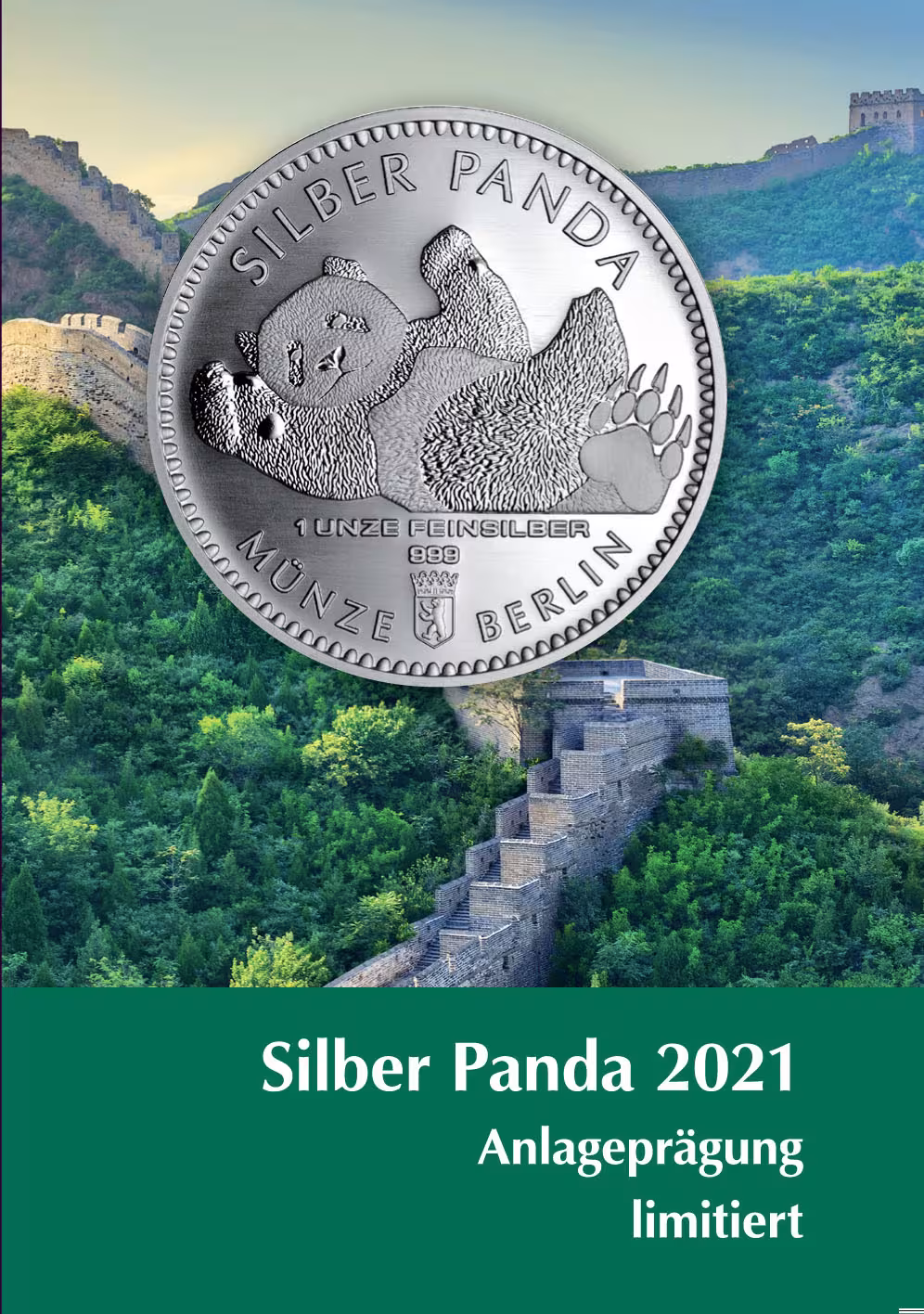 Silber Panda 2021 1/2 Unze