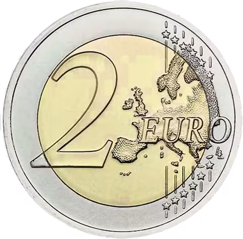 2-Euro Gedenkm&uuml;nze - 1275 Geb. Karl der Gro&szlig;e 2023