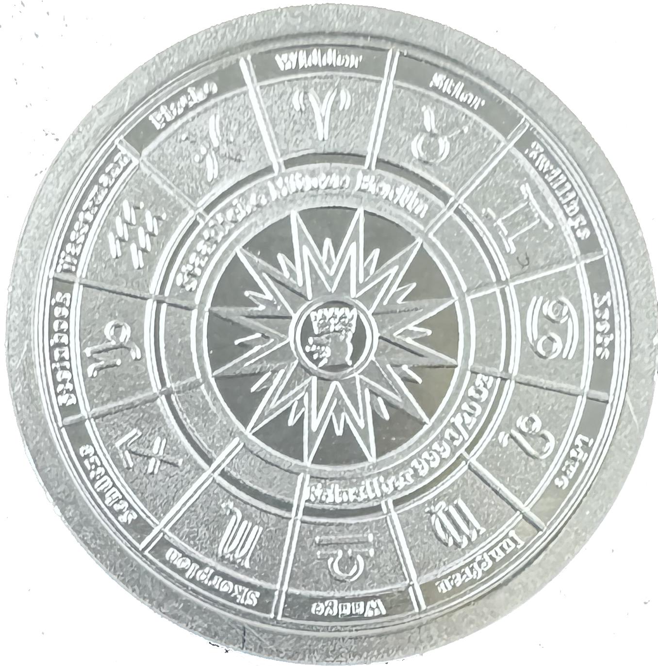 Sternzeichen - Steinbock- 1/20 Unze 999 Feinsilber