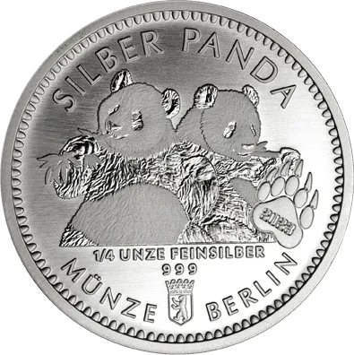 Silber Panda 2023 1/4 Unze