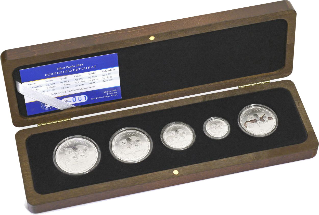 Silber Panda Set 2024