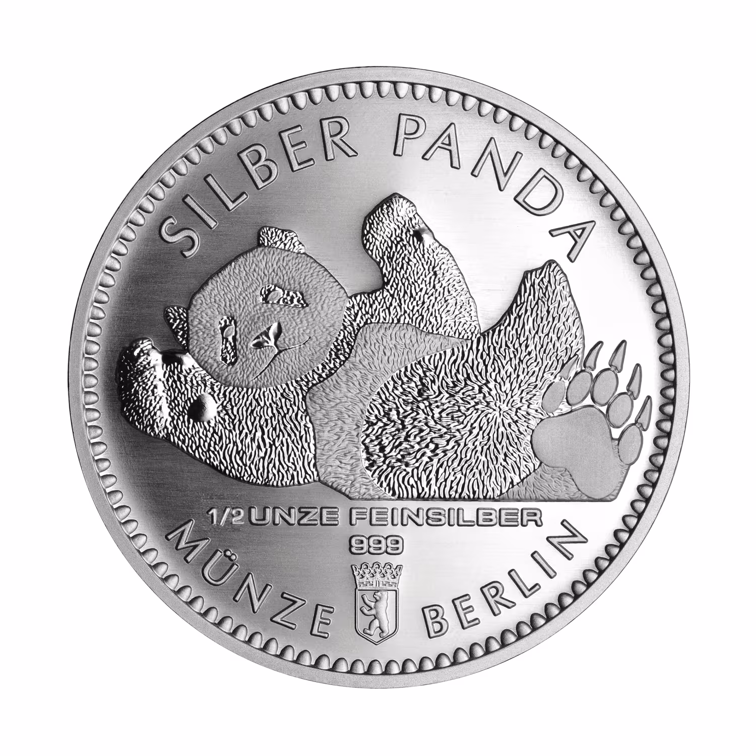 Silber Panda 2021 1/2 Unze
