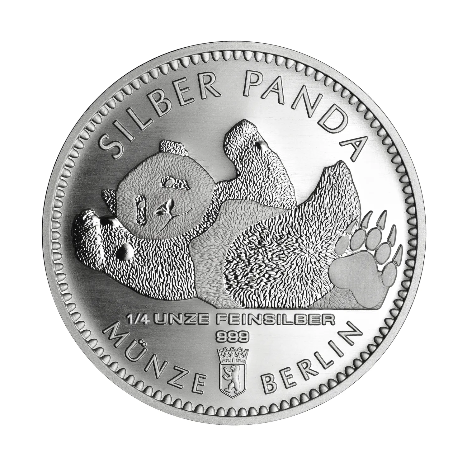 Silber Panda 2021 1/4 Unze