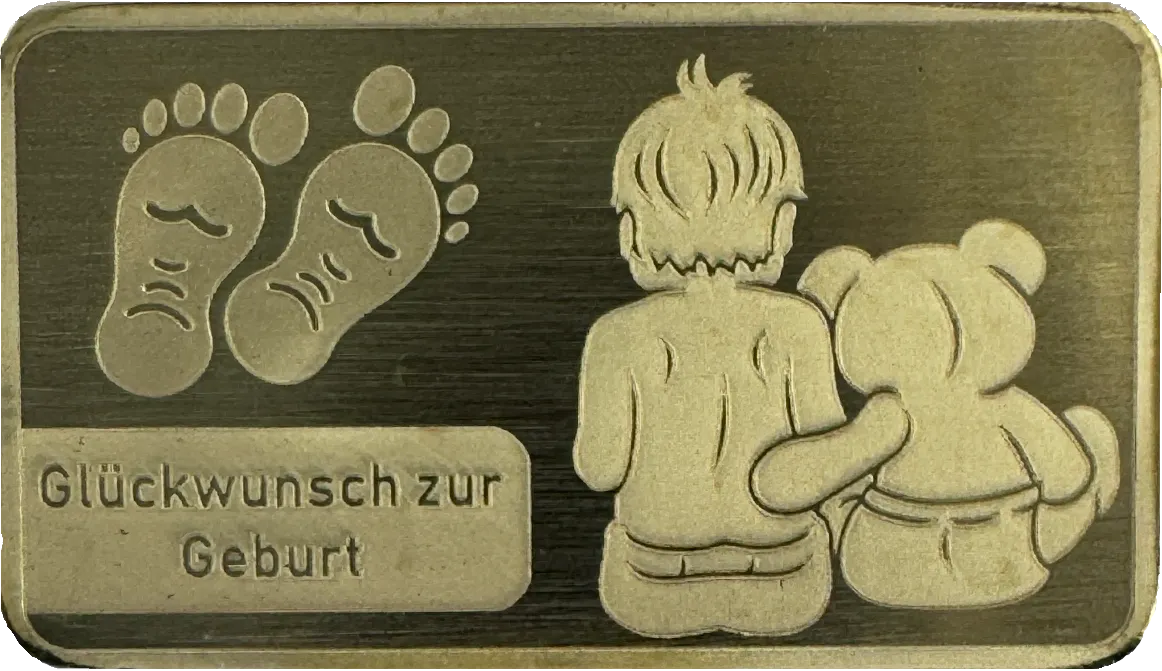 Coin Card - Zur Geburt 1 g 999,9 Feingold