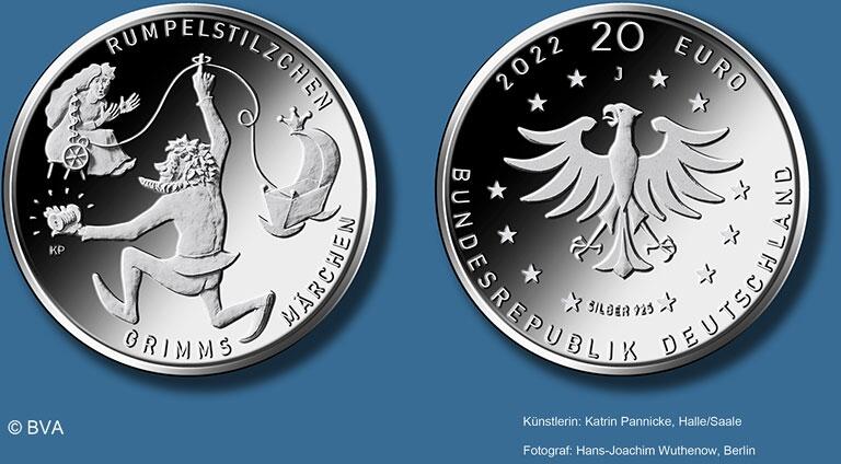 20-Euro-Sammlermünze "Rumpelstilzchen" 2022