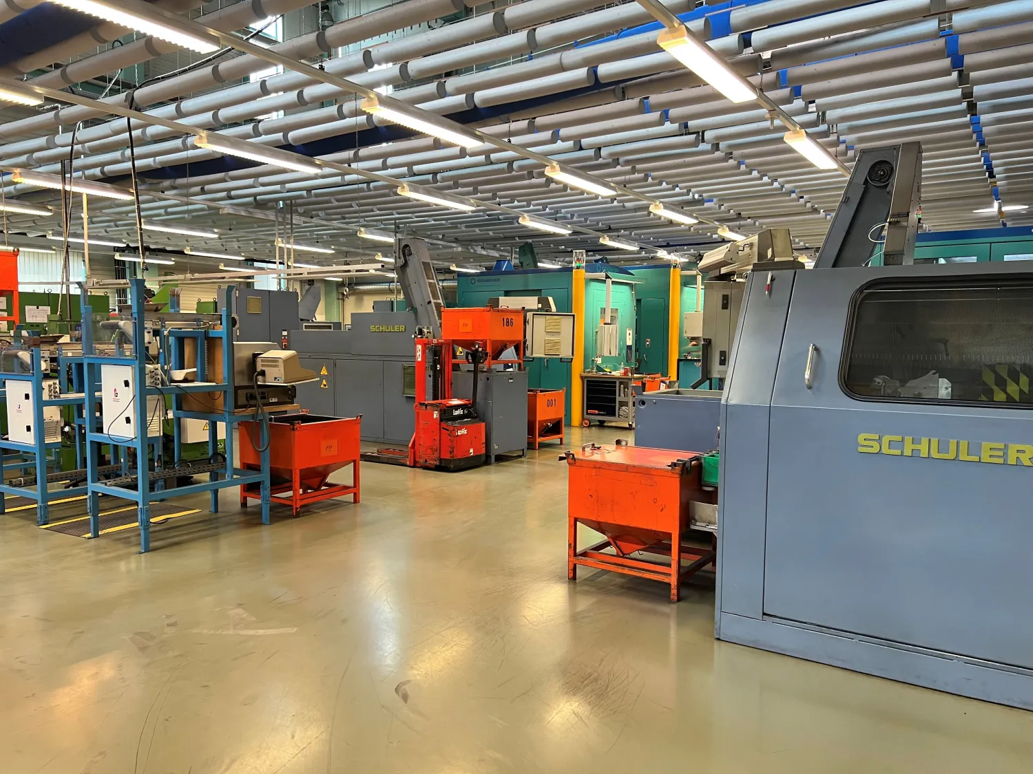 Führung durch die Produktion - Blick in die Produktion