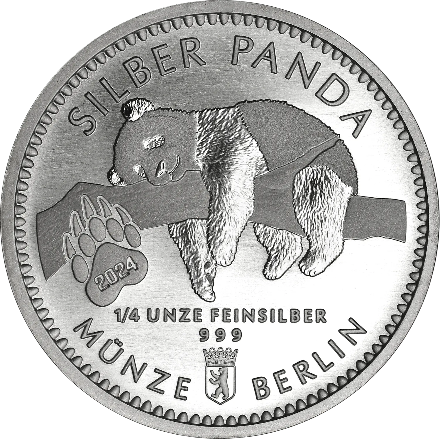 Silber Panda 2024 1/4 Unze