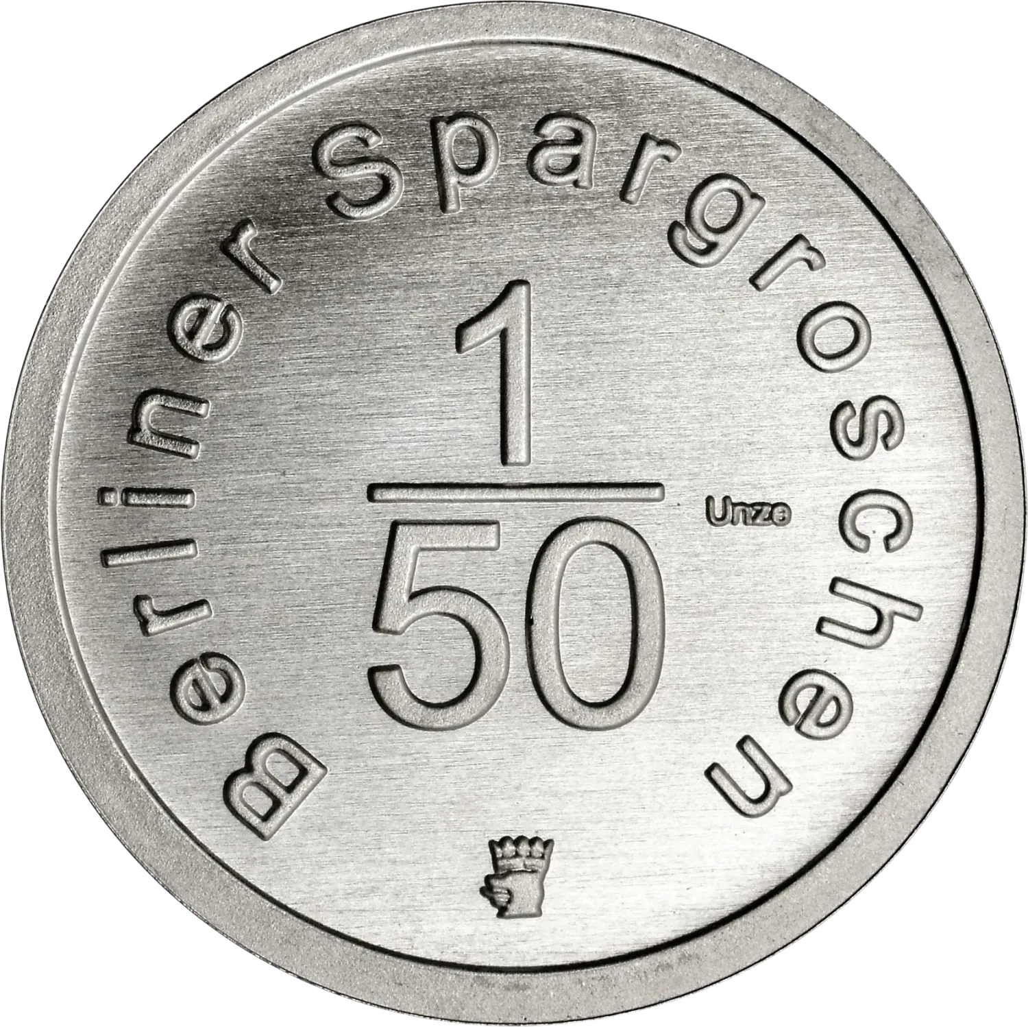 Berliner Spargroschen Ag 1/50 Unze