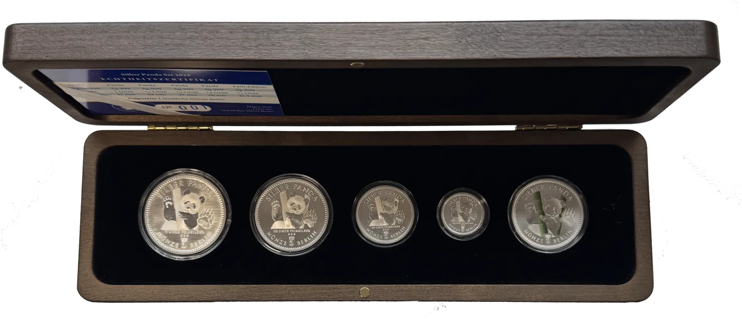 Silber Panda Prestige Set 2025