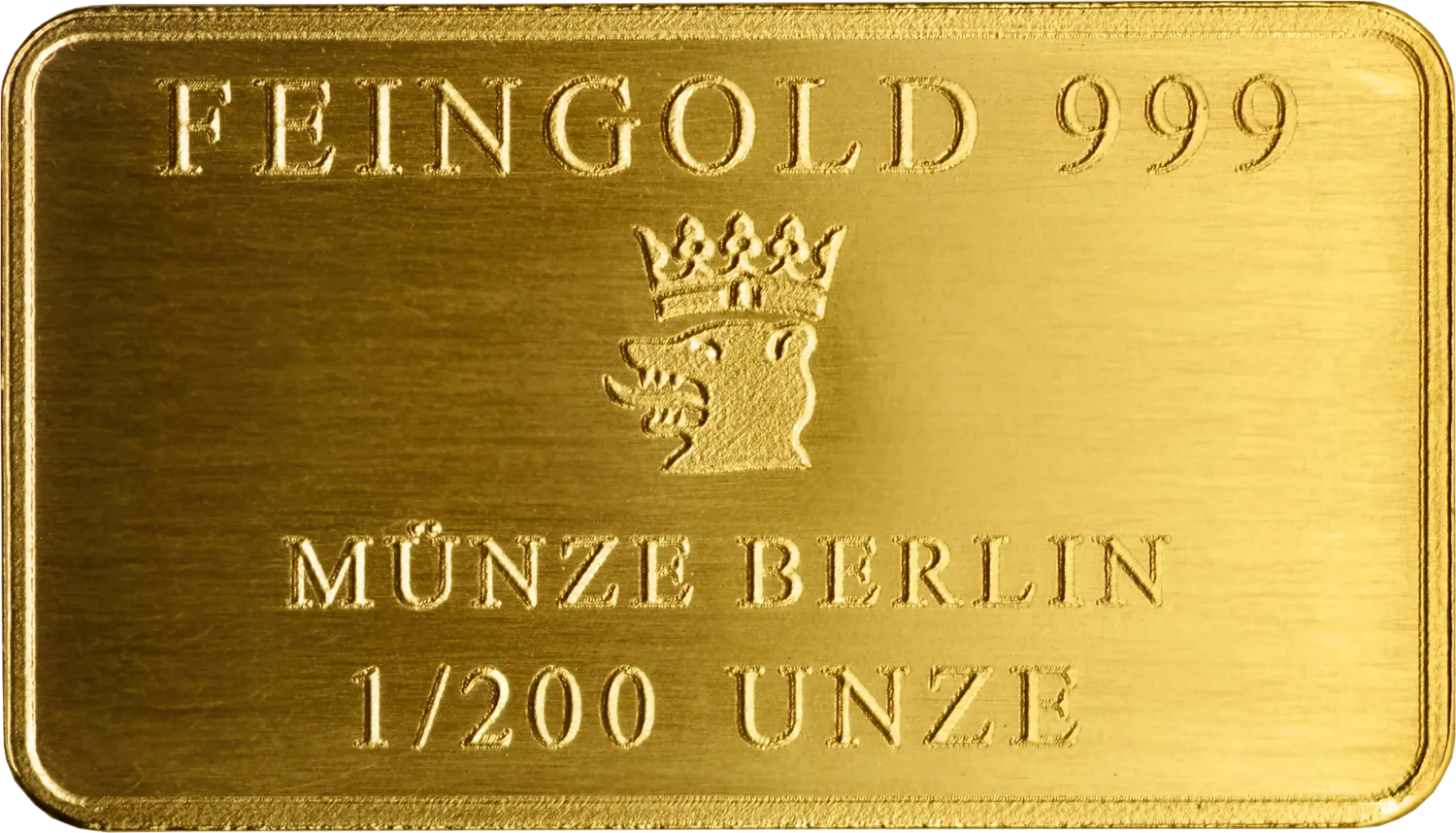 Goldbarren 1/200 Unze