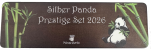 Silber Panda Set 2026 in 999 Feinsilber