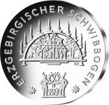 25-Euro-Sammlermünze -Erzgebirgischer Schwibbogen
