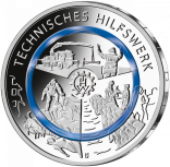 10 Euro Münze - THW 2025