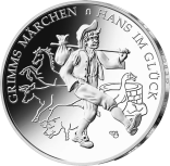 20-Euro-Silbermünze - Hans im Glück
