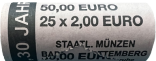 2 Euro Münzrolle Mauerfall 2019