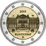 2-Euro-Coin-Card "Bundesrat"