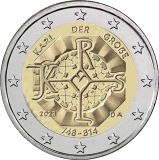2-Euro Münze 1275 Geb. Karl der Große 2023