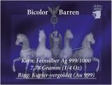 Silber Bicolor-Barren 1/4 Oz