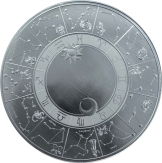 Sternzeichen mit Gravur - 1 Unze - 65 mm
