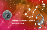 Sternzeichen - Skorpion - 1/20 Unze 999 Feinsilber –