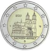 2-Euro-Coin-Card 2021 'Sachsen-Anhalt'