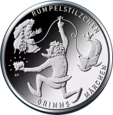20-Euro-Sammlermünze 'Rumpelstilzchen ' 2022